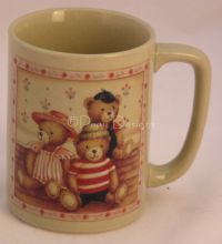 Otagiri TEDDY BEAR FAMILY Coffee Mug Japan